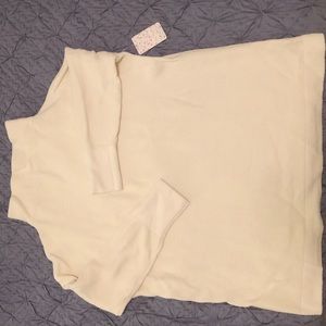 Free People cozy white turtleneck sweater